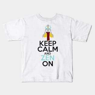 Keep Calm and Zen On Kids T-Shirt